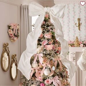LoveShackFancy Bow Tree Topper pottery barn teen